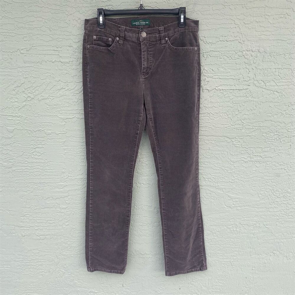 Lauren Jeans Co. Ralph Lauren Women's Bootcut Corduroy Pants Brown Size 8